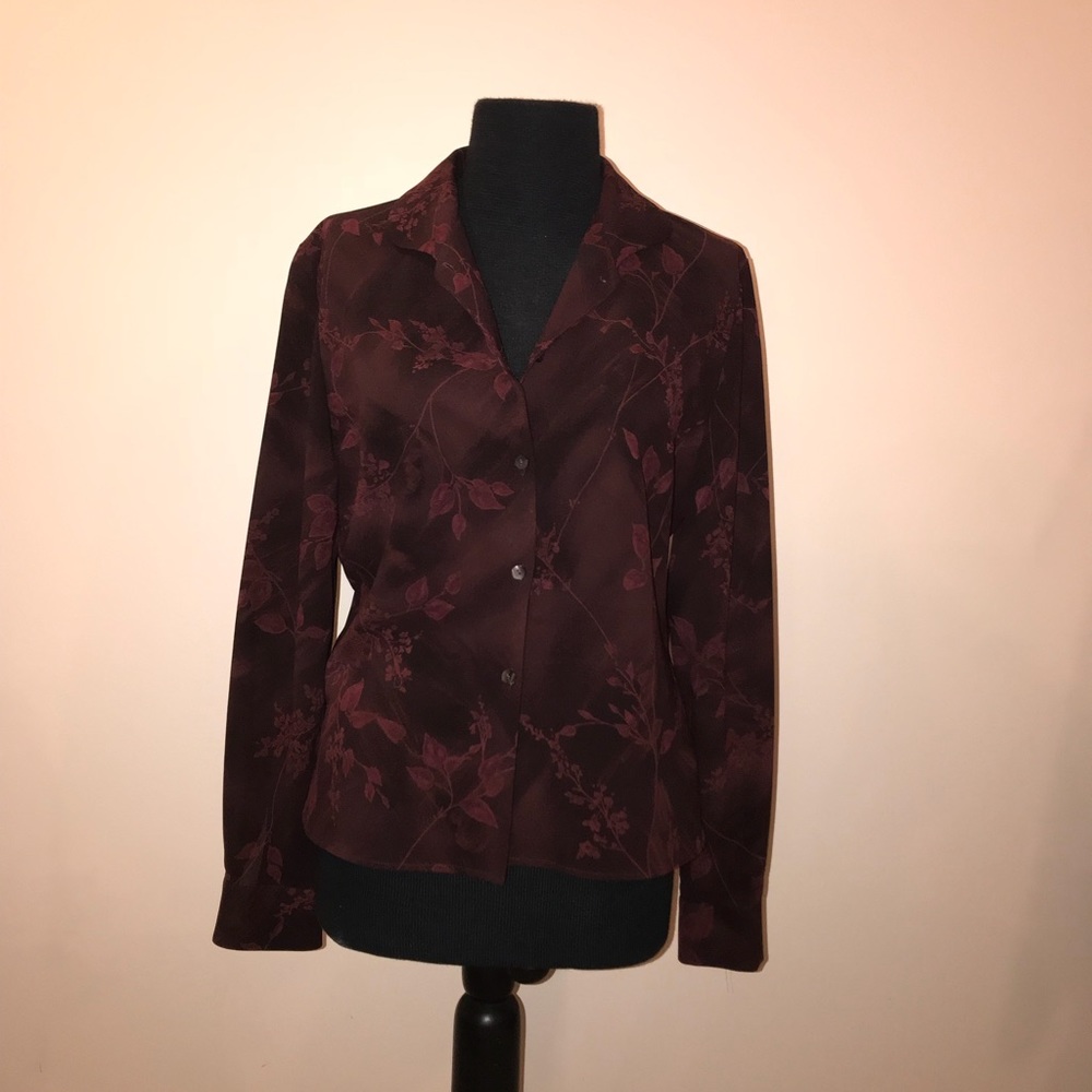 Classy Rena Rowan Button Down Blouse - image 4